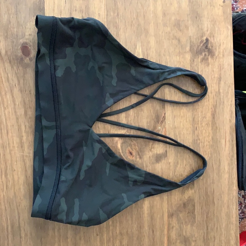 Lululemon camo bralette Luxtreme